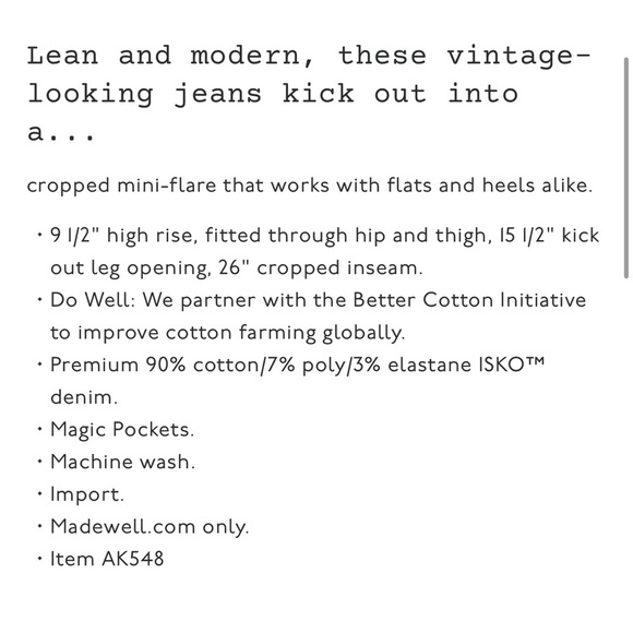 Madewell Cali Demi-Boot Jeans in Barnard Wash - Light Wash - Picture 2 of 12